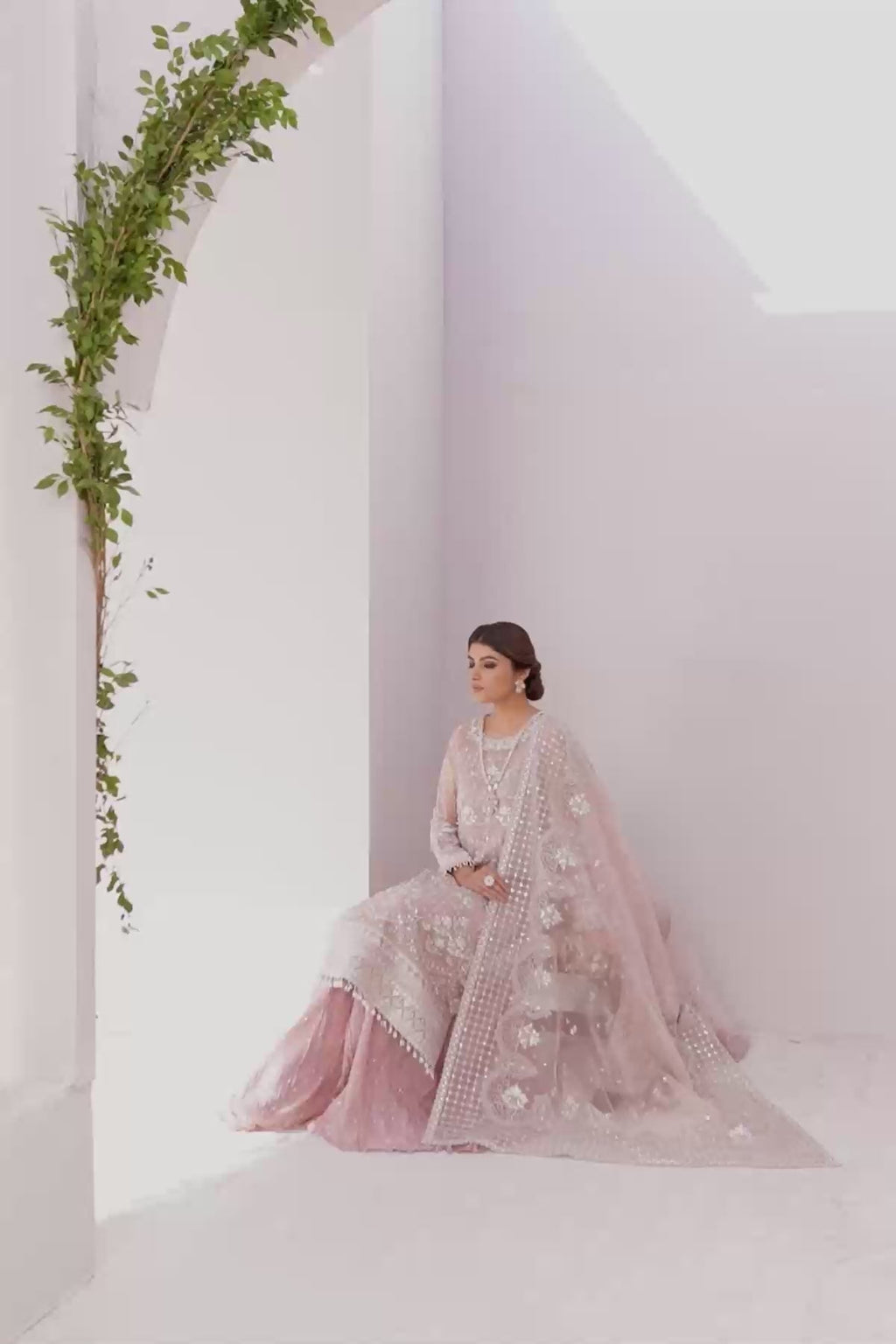 EMBROIDERED CHIFFON CH11-05