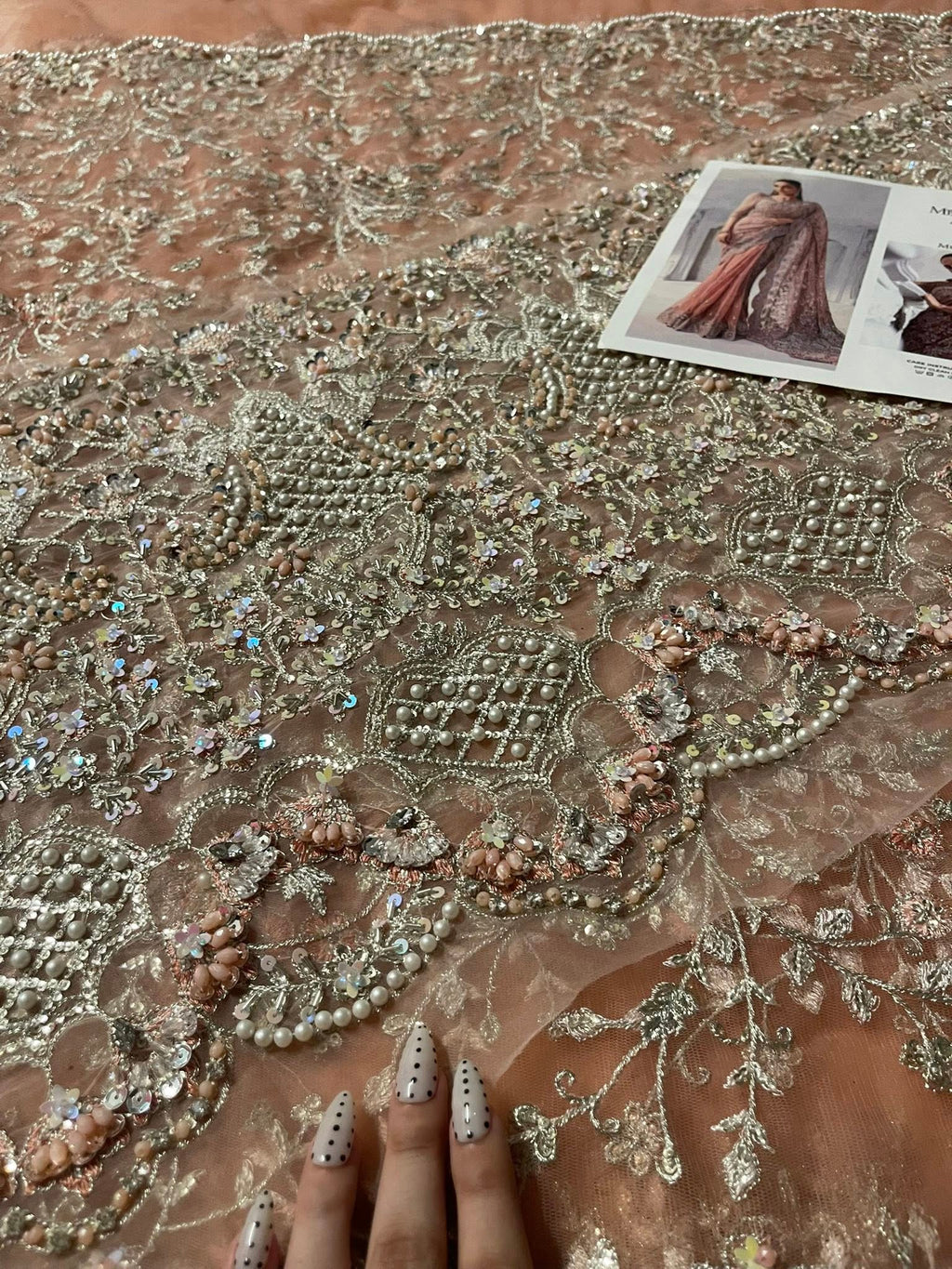 Maria B Couture saree SOLANA