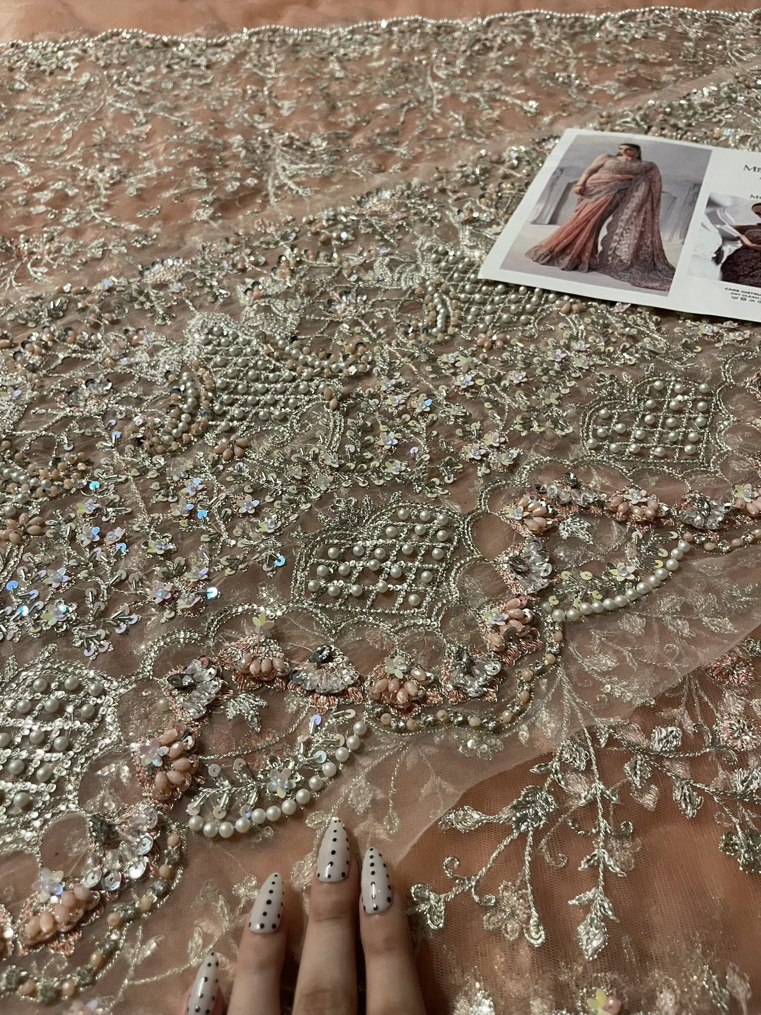 Maria B Couture saree SOLANA