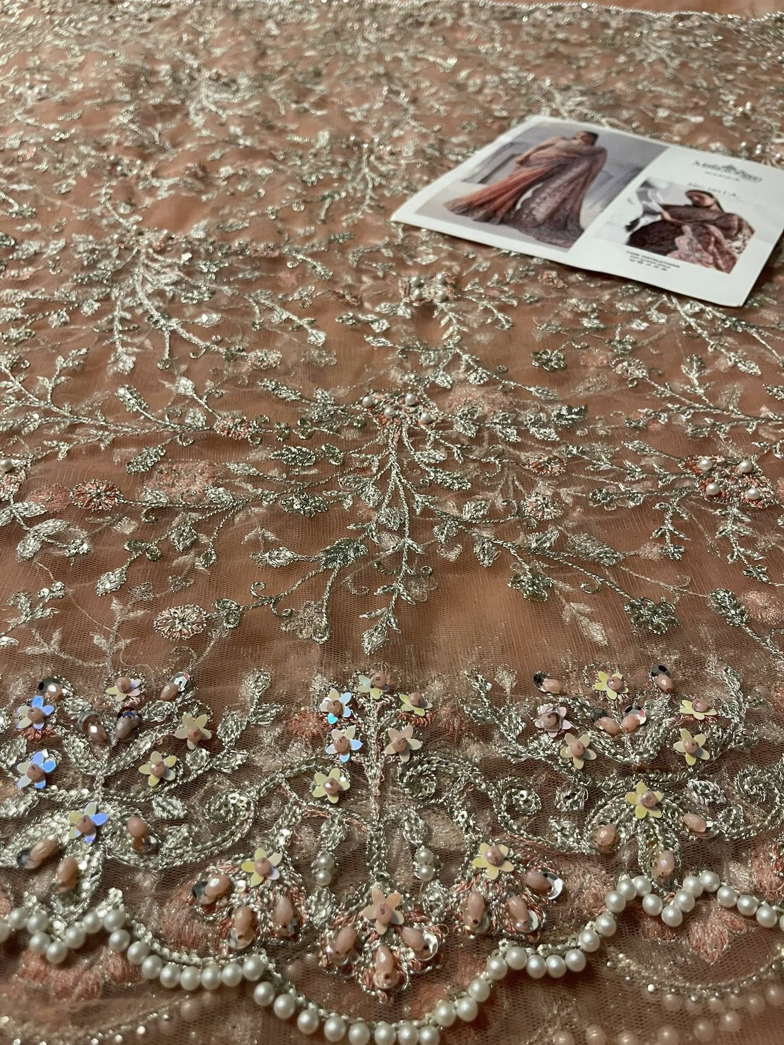 Maria B Couture saree SOLANA