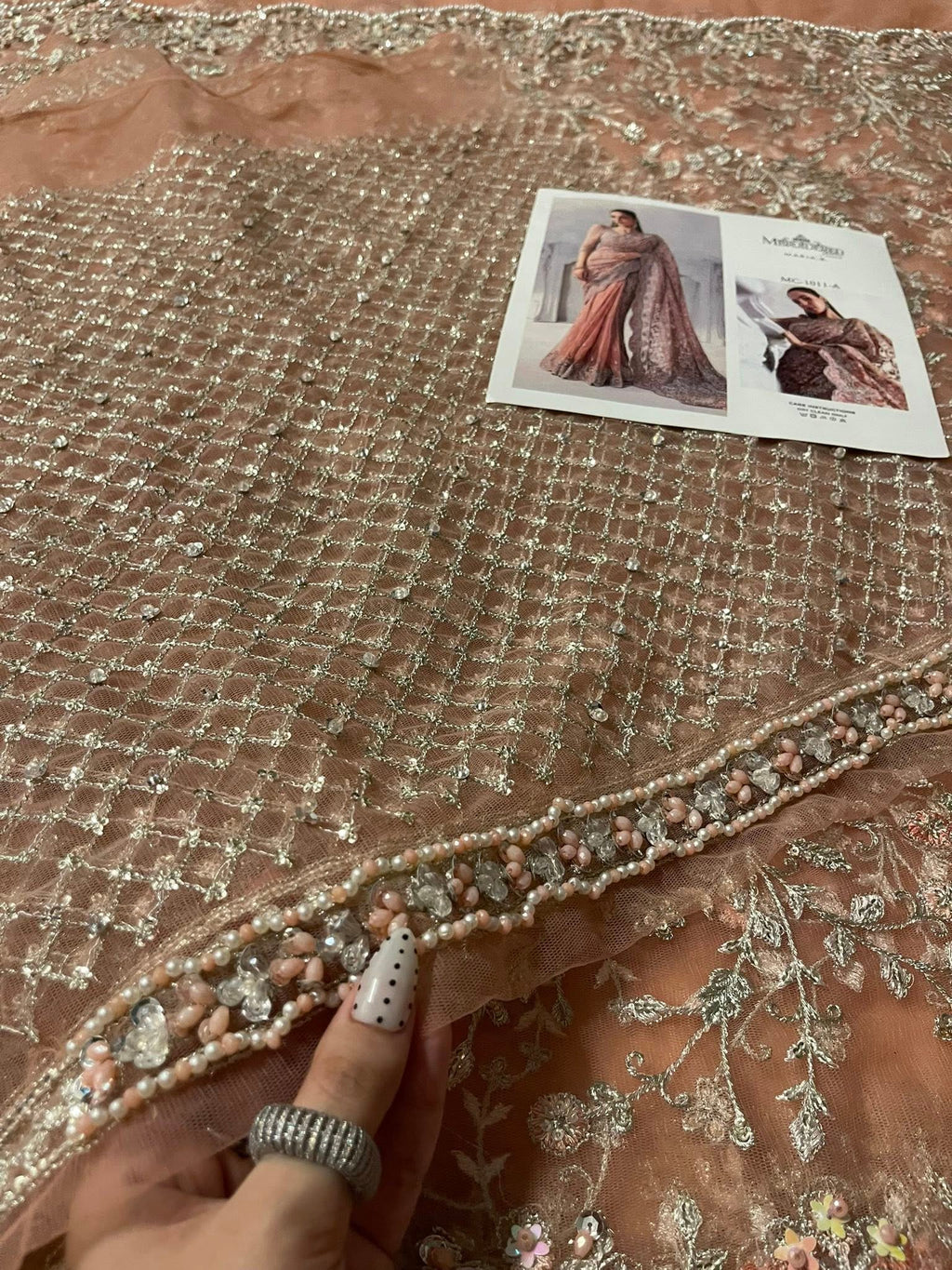 Maria B Couture saree SOLANA