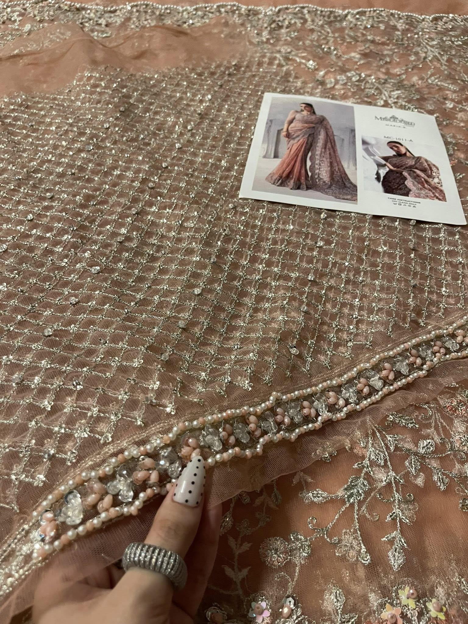 Maria B Couture saree SOLANA