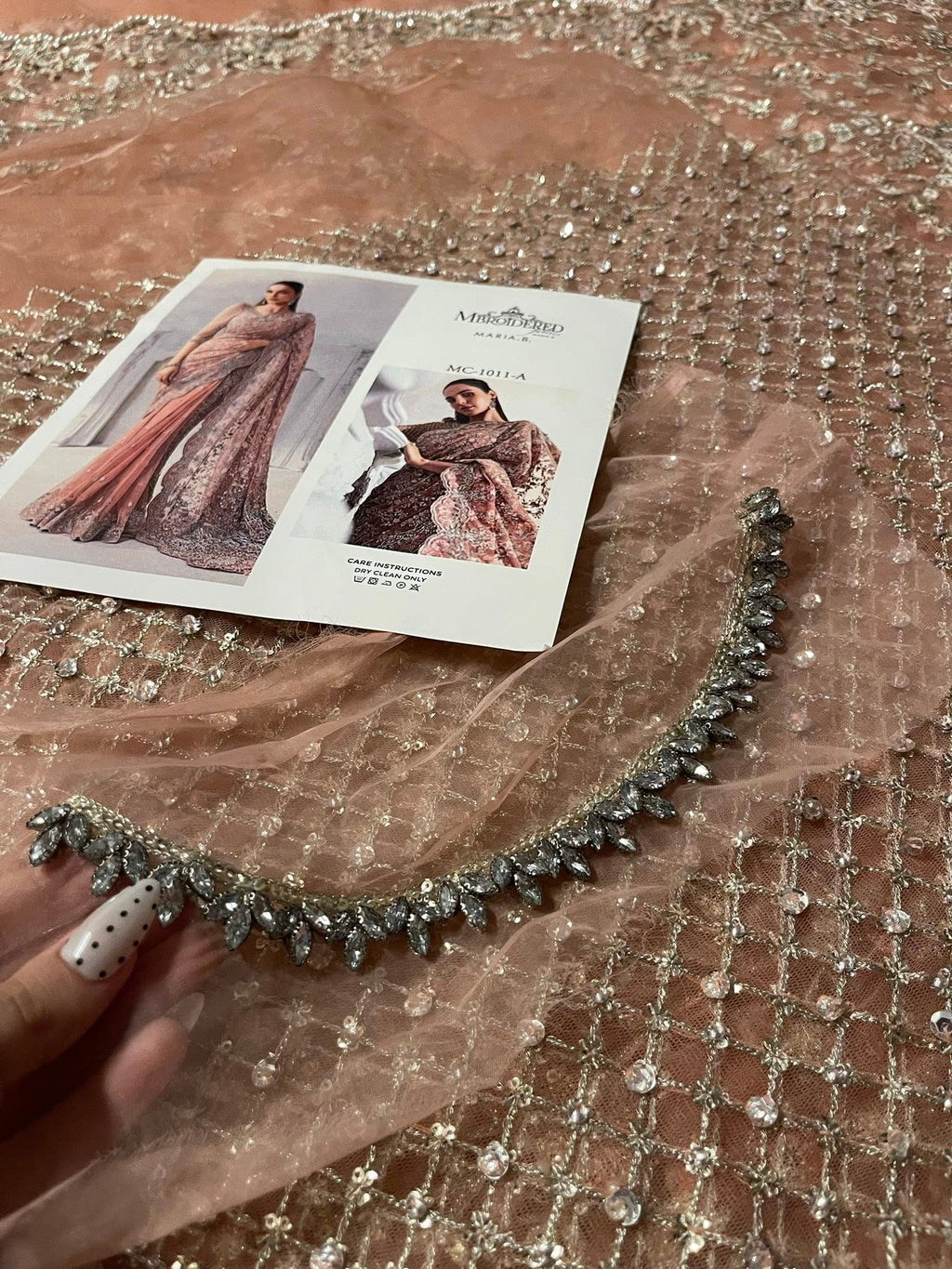 Maria B Couture saree SOLANA