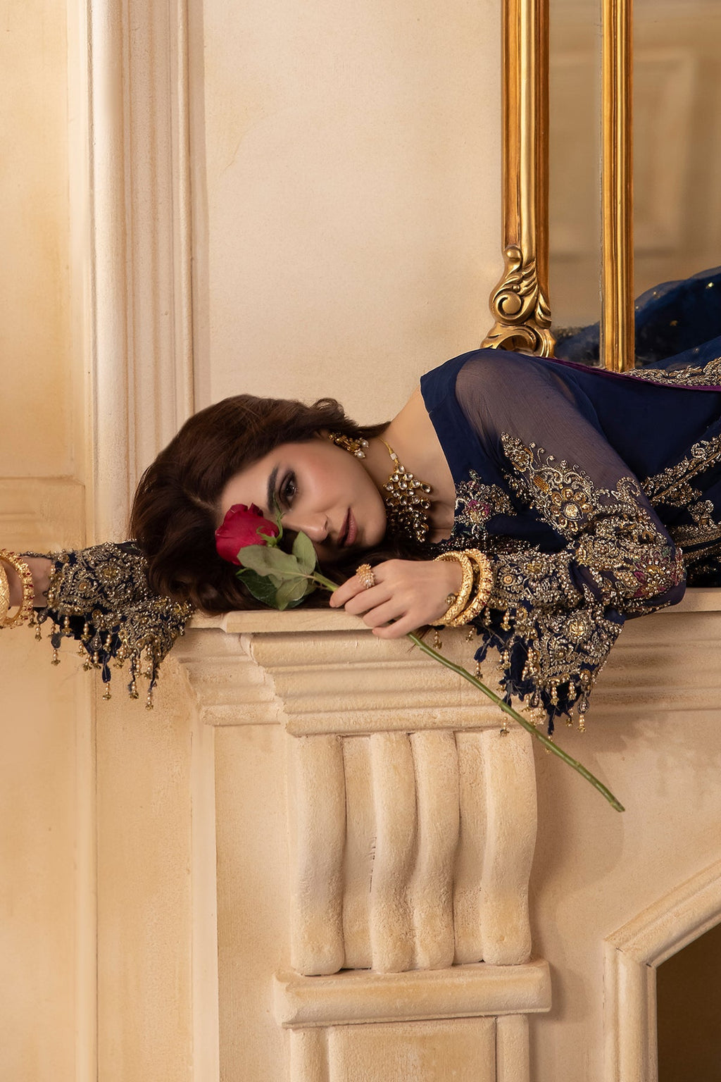 3-Pc Unstitched Premium Luxury Chiffon DJW4-01