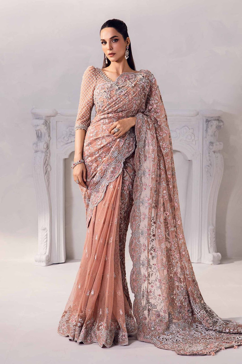 Maria B Couture saree SOLANA