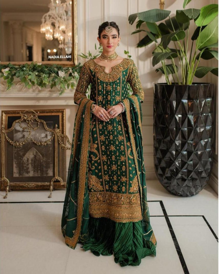 Mehrunissa pakistani indian wedding dress formal party outfit