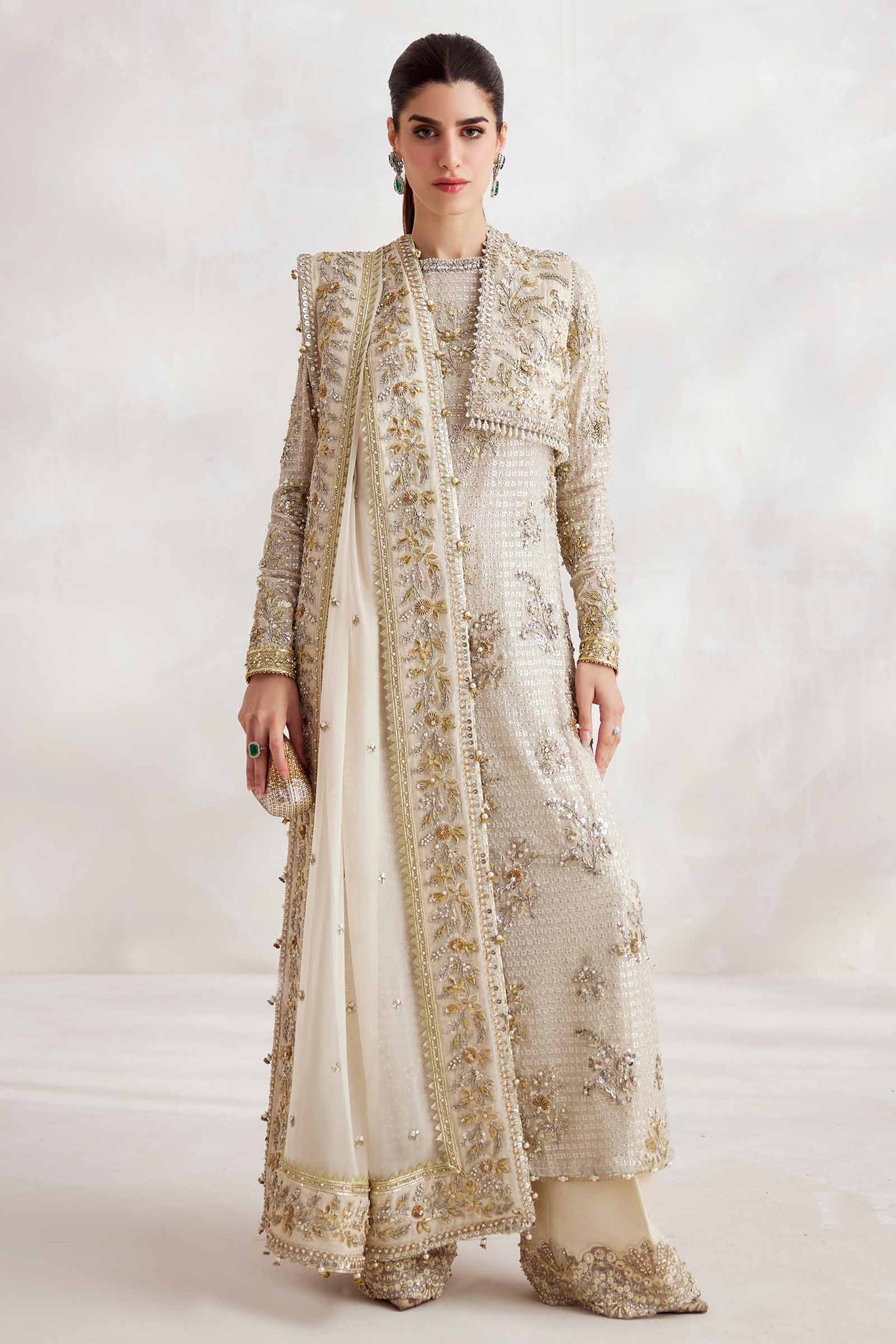 TRÉSOR (EP-21216) pakistani indian wedding dress, party wear eid collection luxury salwar kameez cheap clothes freee delivery 