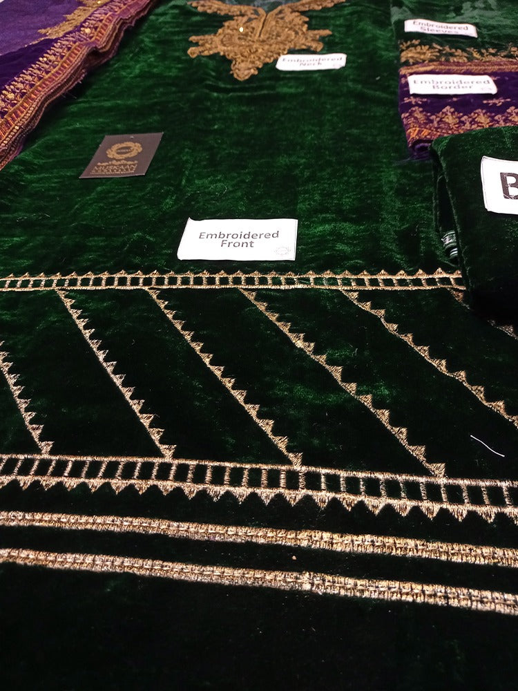 Maria b Velvet Green