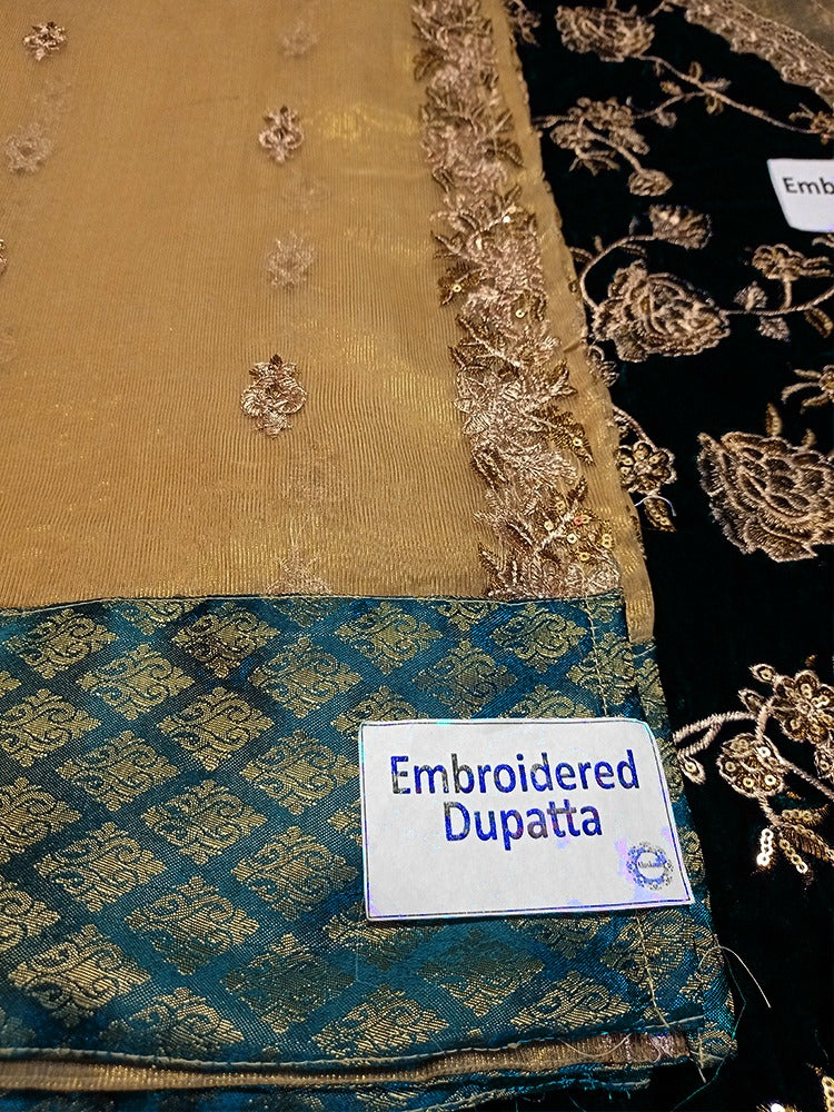 Zainab Chottani Velvet Dress