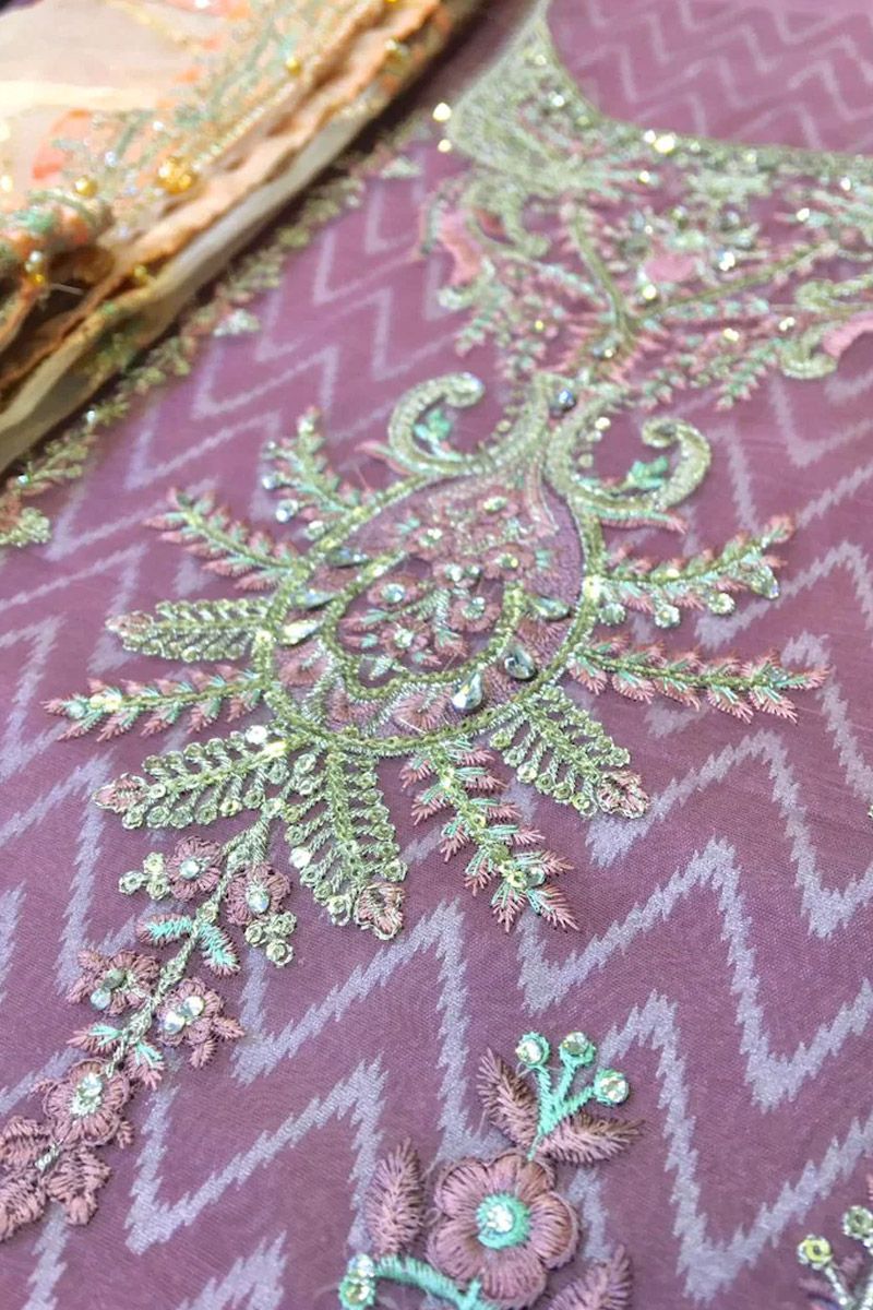 Maria b Shades of Lilac Pink and Blue grey (BD-2105)