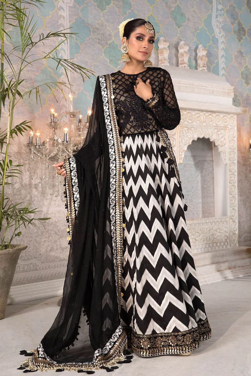 Maria b Black and White with Gold (BD-2203)