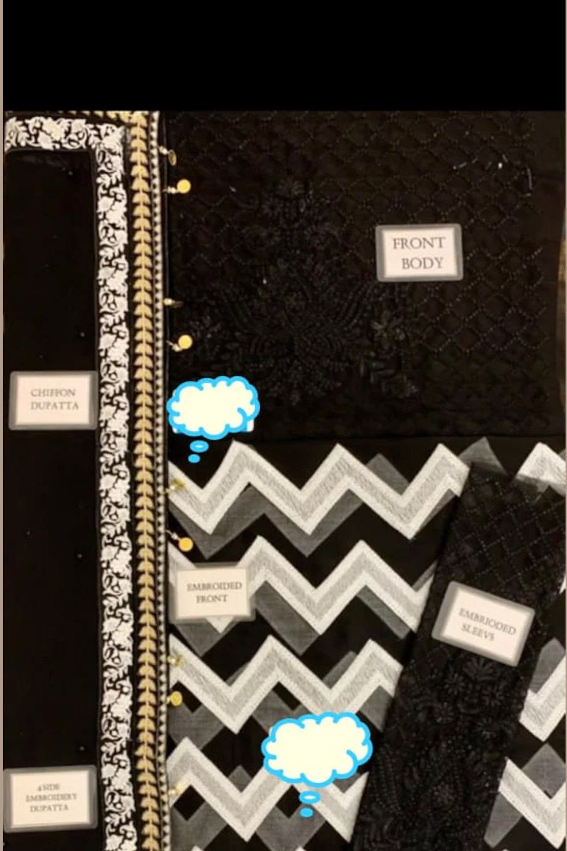 Maria b Black and White with Gold (BD-2203)