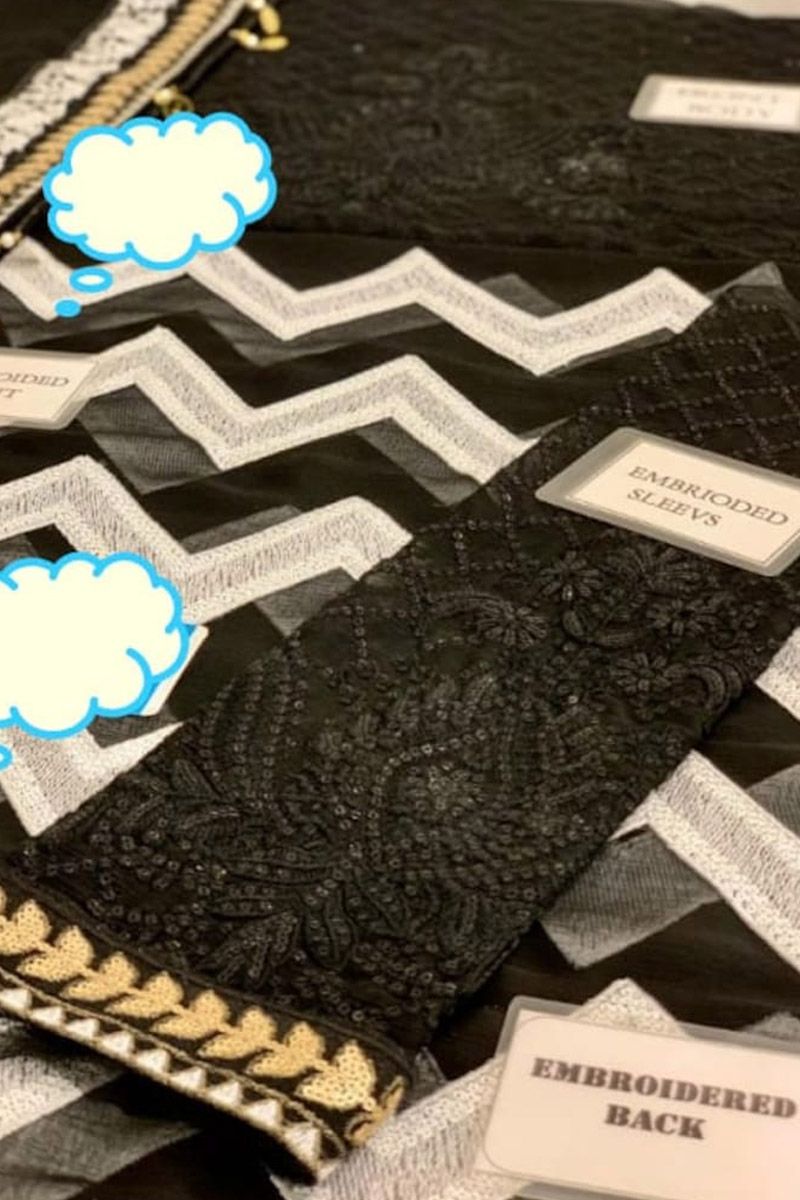 Maria b Black and White with Gold (BD-2203)