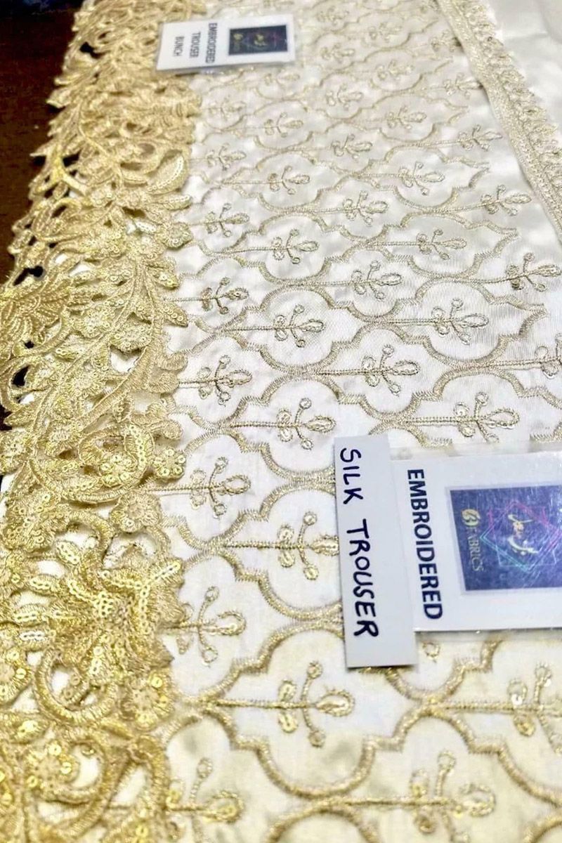 Maria b Mustard, Fuschia & Off White (BD-1708)