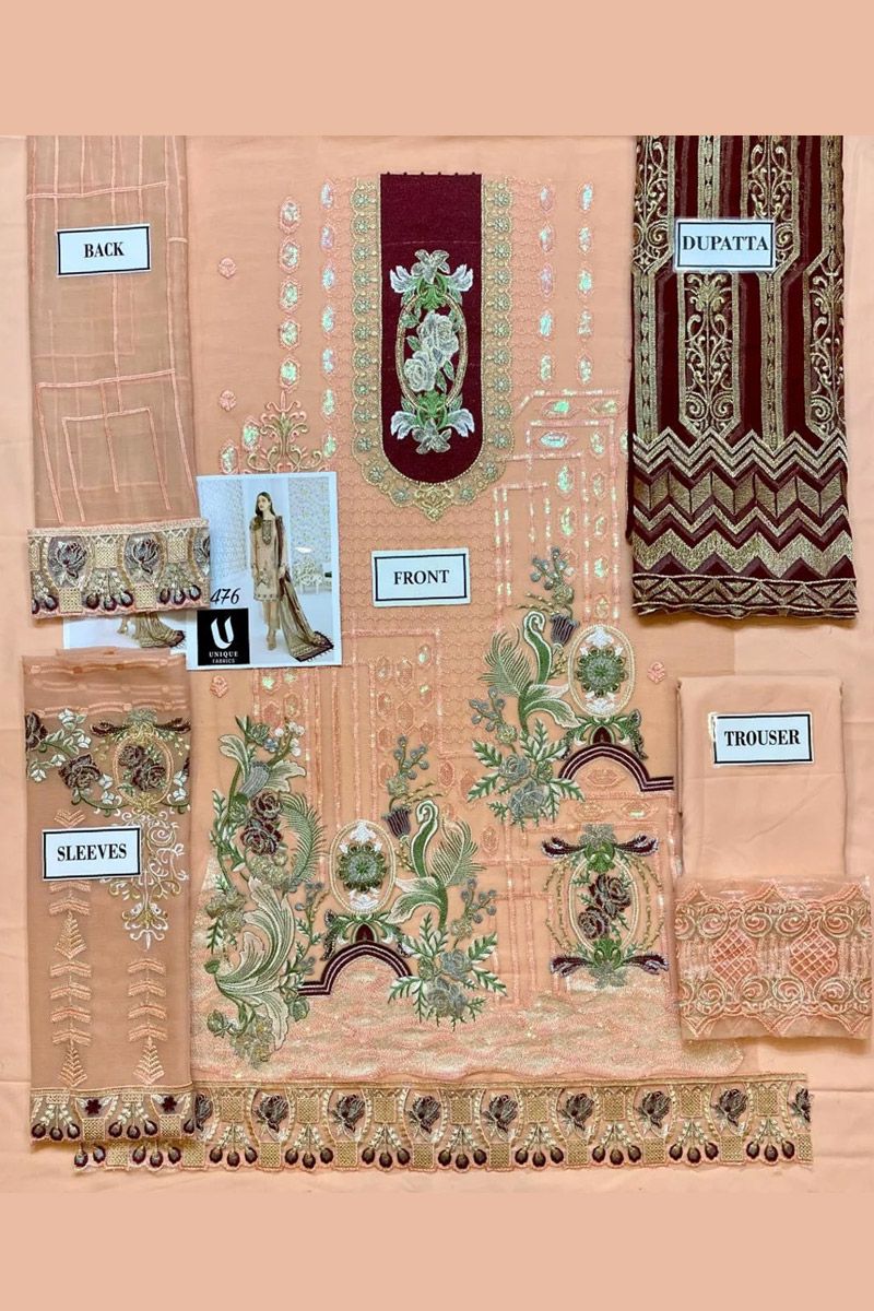 Ramsha chiffon collection M-302