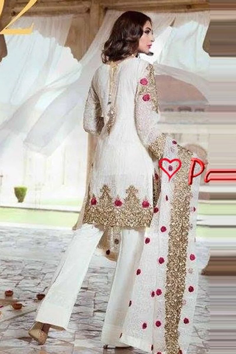 Maria B  chiffon collection White
