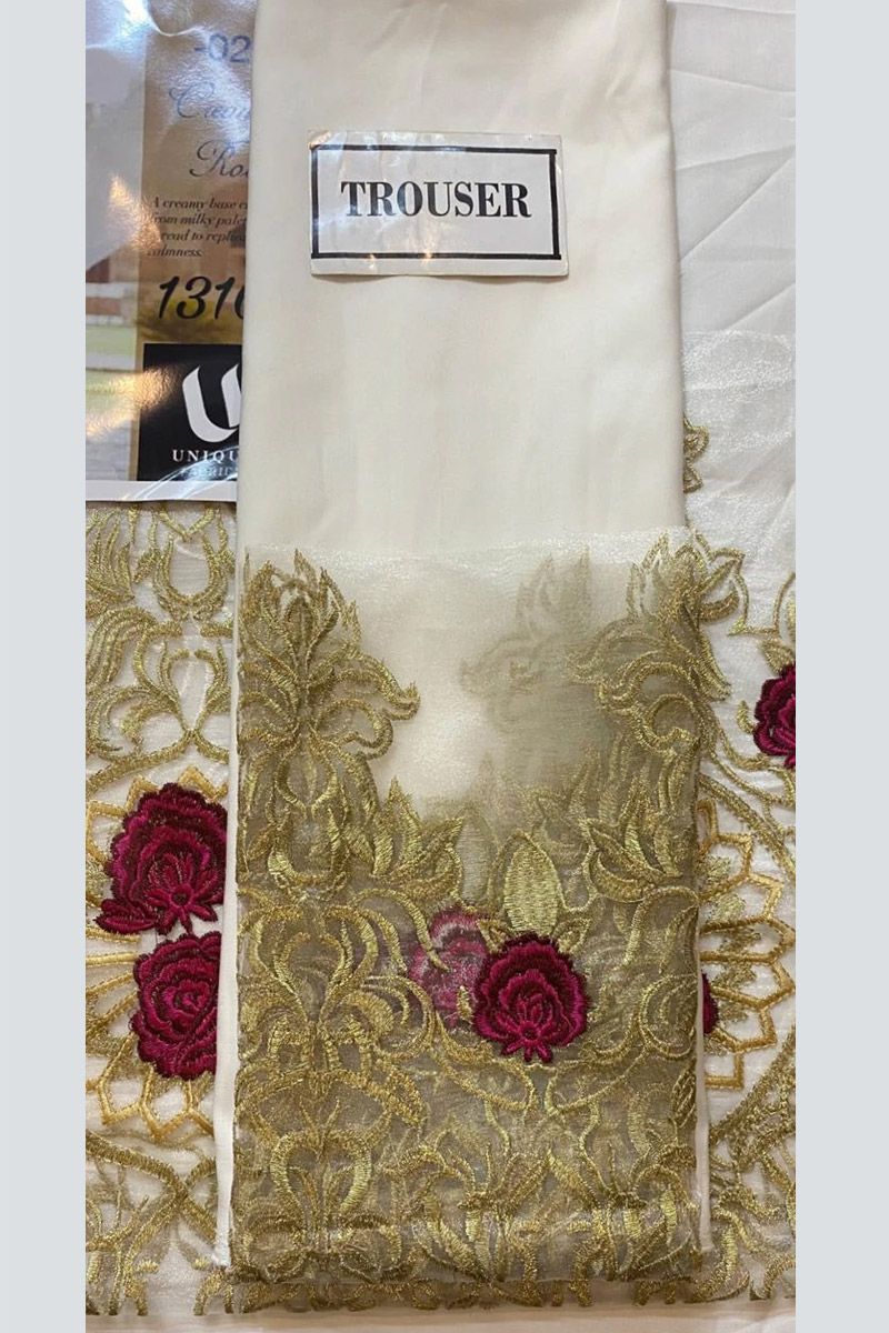 Maria B  chiffon collection White