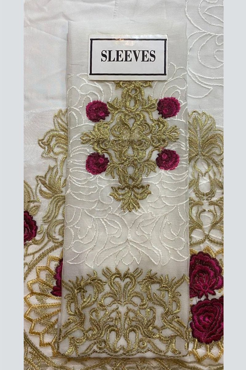 Maria B  chiffon collection White