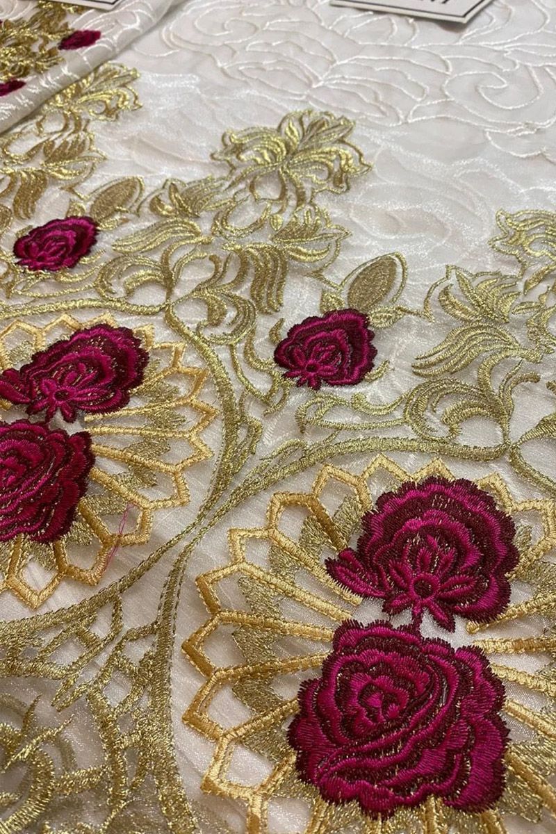 Maria B  chiffon collection White