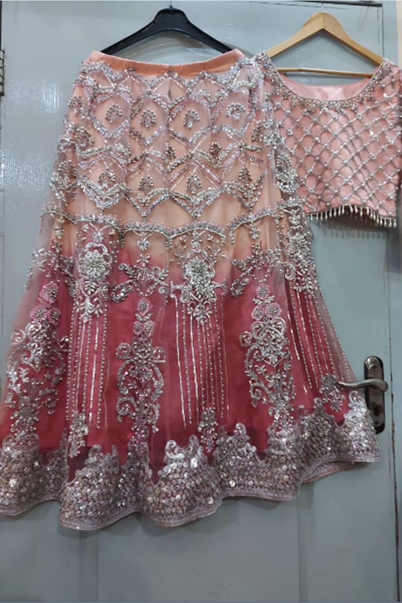 Maria B Bridal couture Pink shade (EX-140)