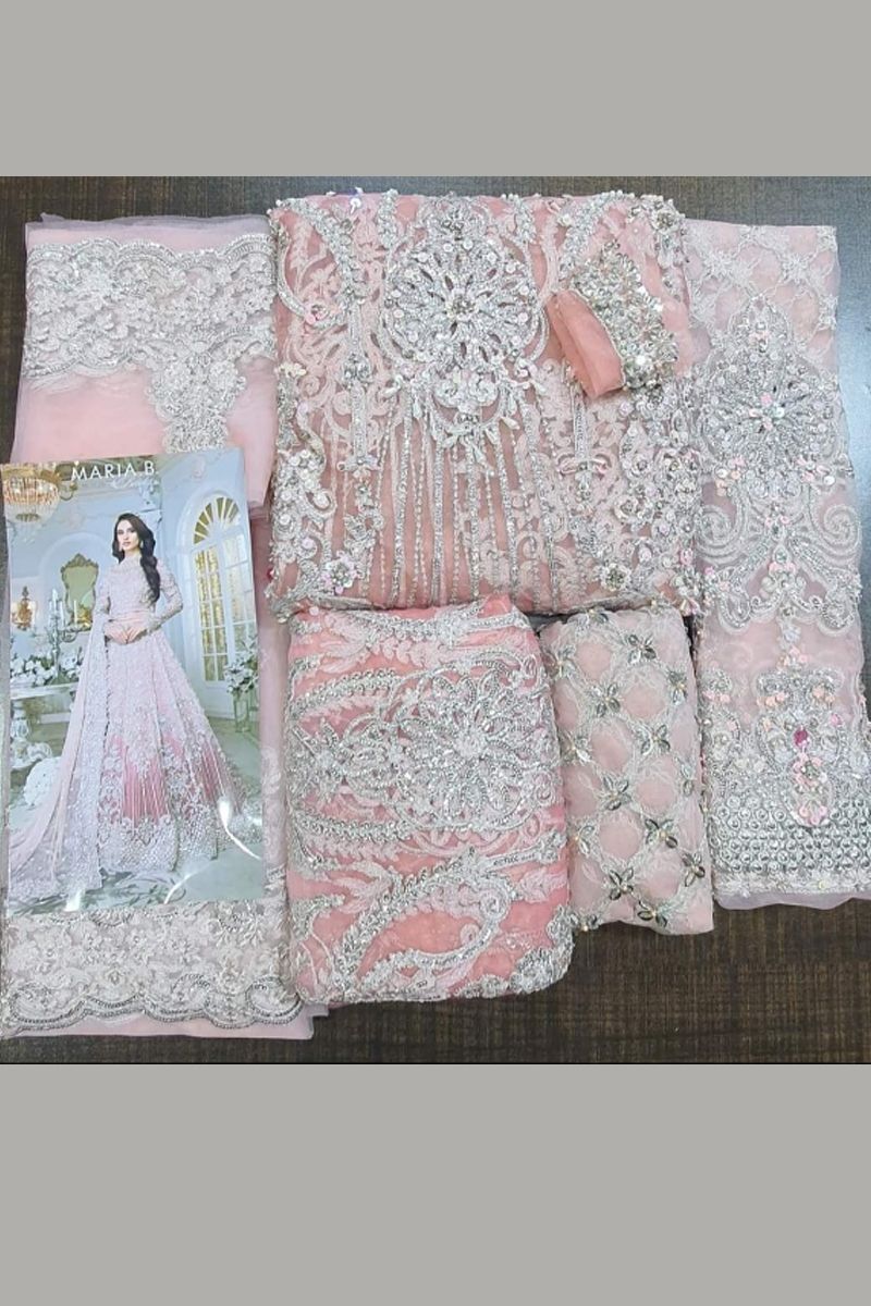 Maria B Bridal couture Pink shade (EX-140)