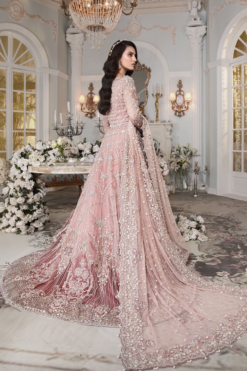 Maria B Bridal couture Pink shade (EX-140)