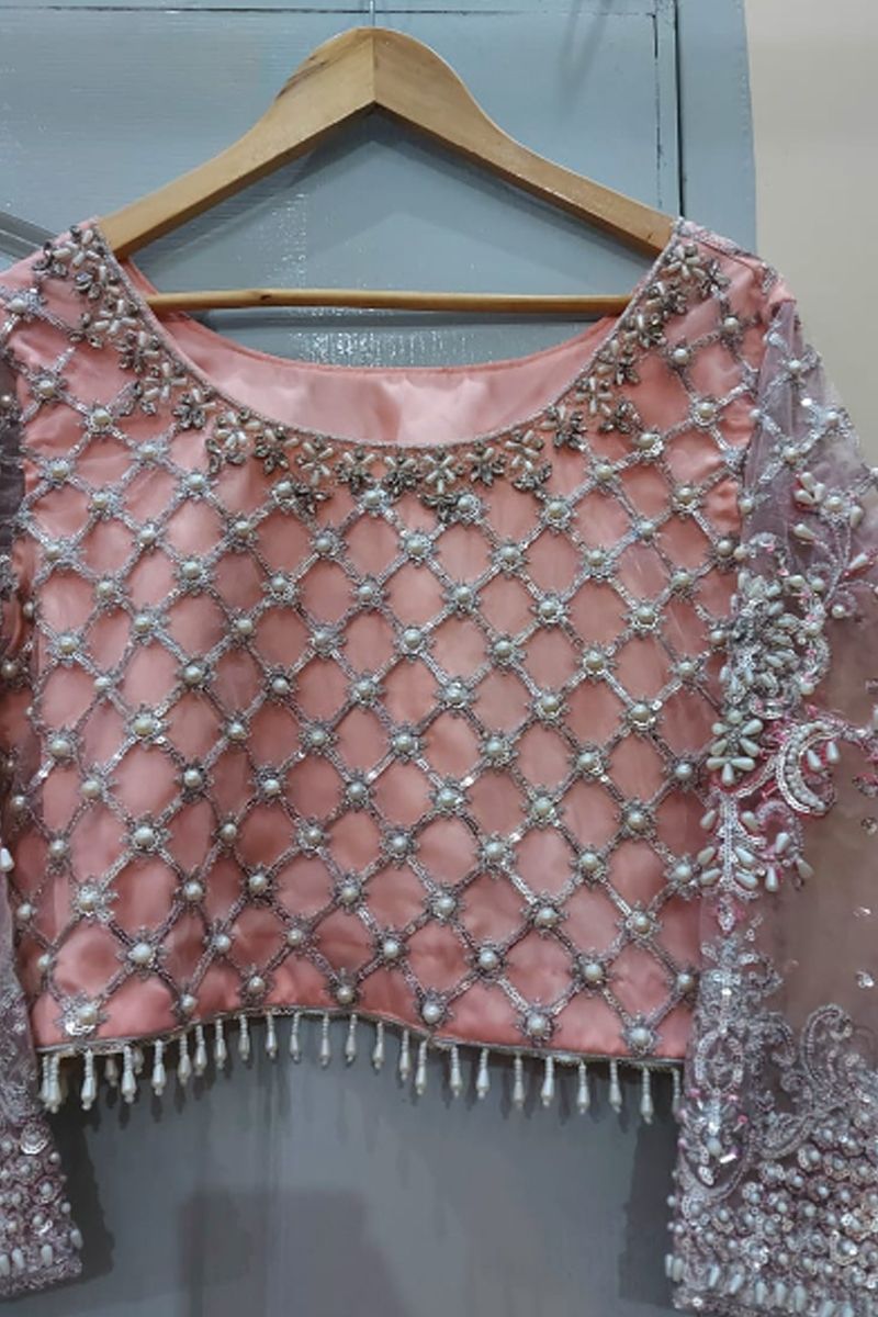 Maria B Bridal couture Pink shade (EX-140)