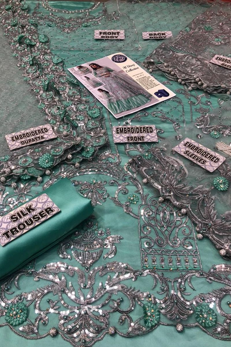 RUEDAD E SAHR-A ravishing mint green MC-018