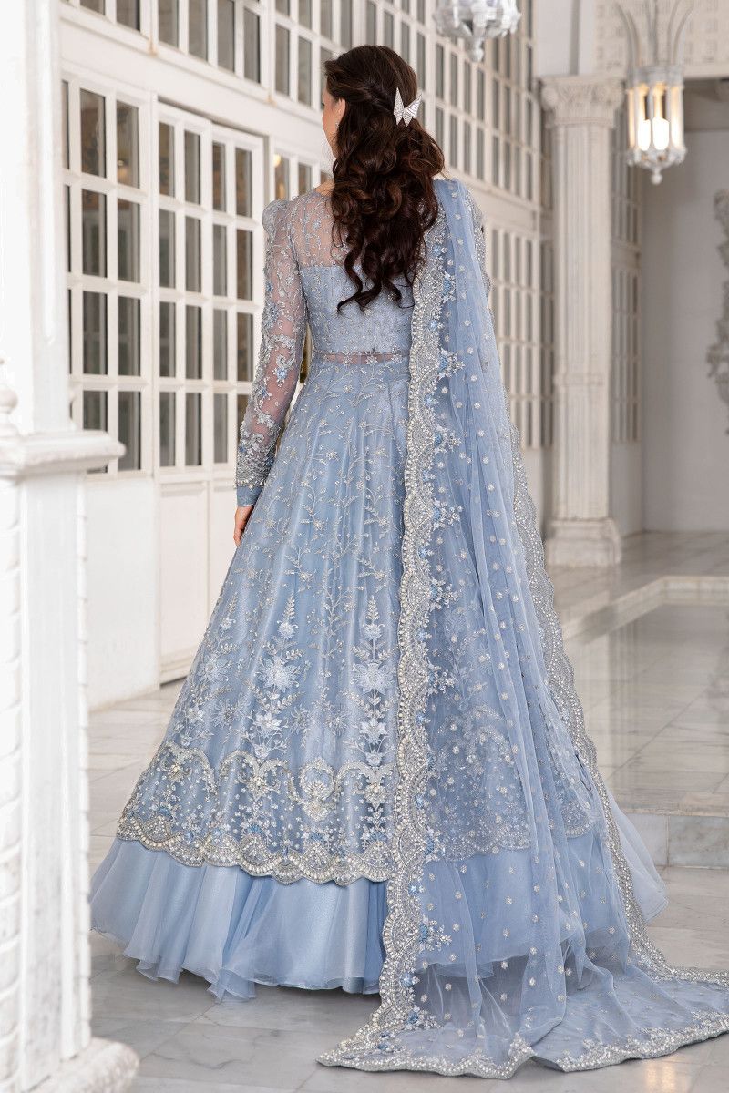 Maria B Couture Ice Blue MC-041