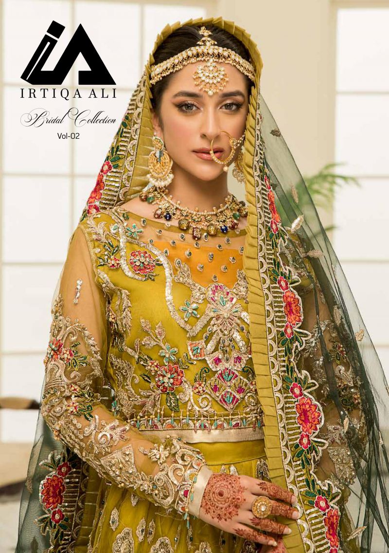 Irtiqa Ali IA - 06 Olive Green