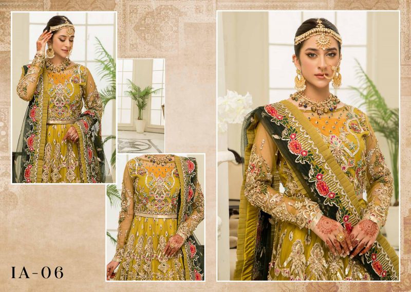 Irtiqa Ali IA - 06 Olive Green