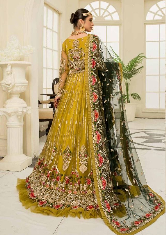 Irtiqa Ali IA - 06 Olive Green