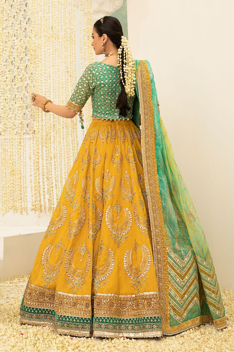 Maria b Couture Lime Green MC-046