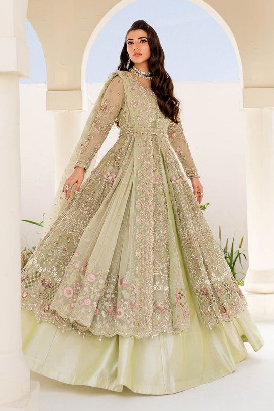 Maria B bridal Couture Mint Green MC-901